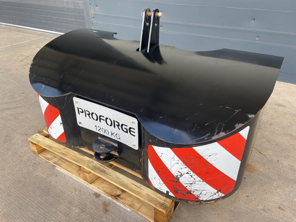 Proforge 1200kg weight block, 3 point linkage, built in storage box
