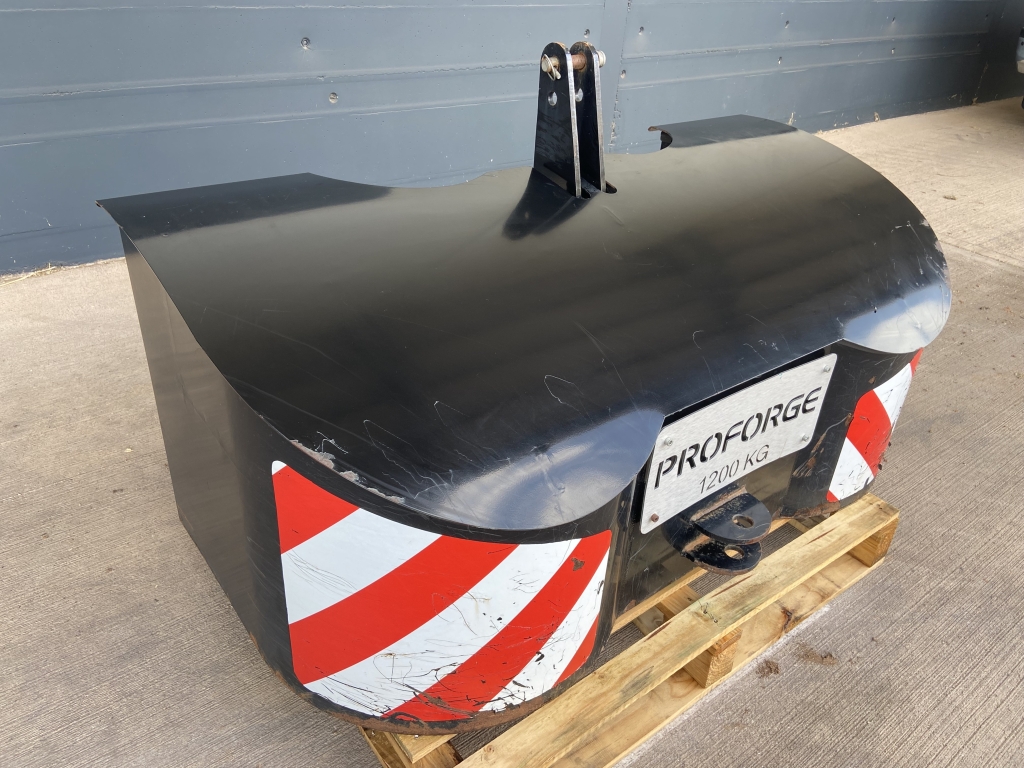 Proforge 1200kg weight block, 3 point linkage, built in storage box
