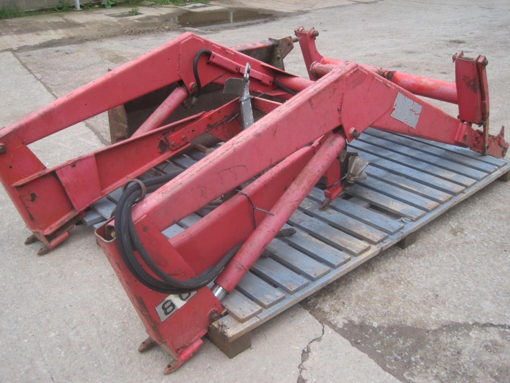 Massey Ferguson 80 loader with fork, bracket for MF 290/390/590 or 690 tractors