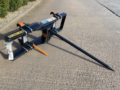 Quicke round bale spike, NEW, choice of bolt on hooks