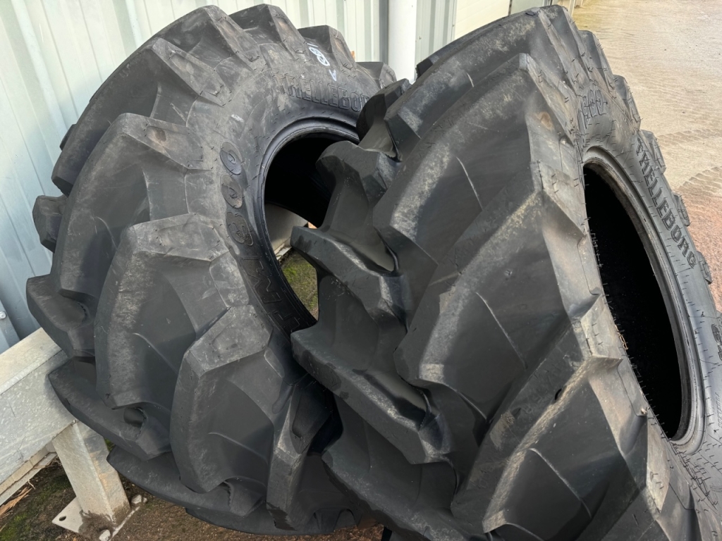 2x 540/65/24 Trelleborg tyres 95%