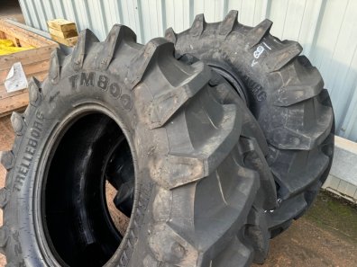 2x 540/65/24 Trelleborg tyres 95%