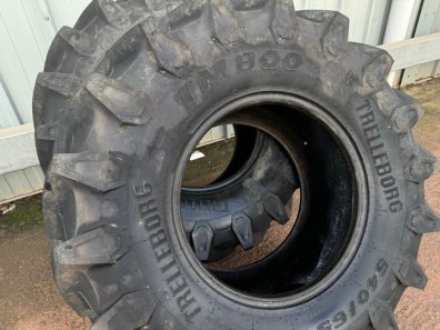 2x 540/65/24 Trelleborg tyres 95%