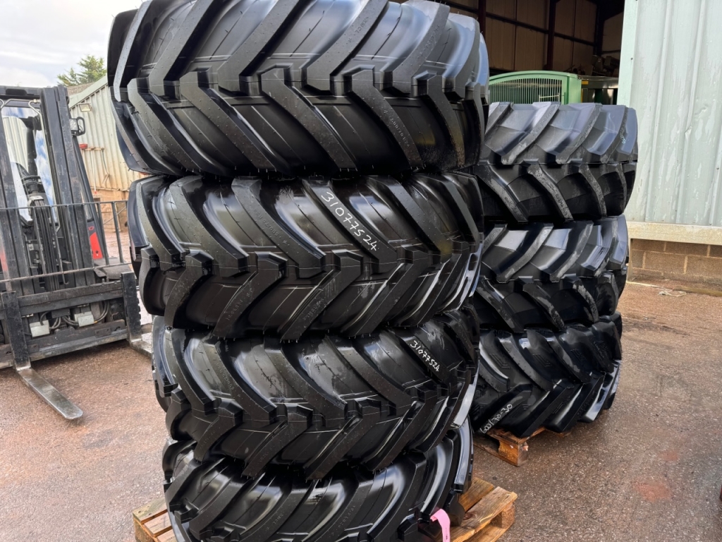 4x new 500/70/24 Michelin tyres