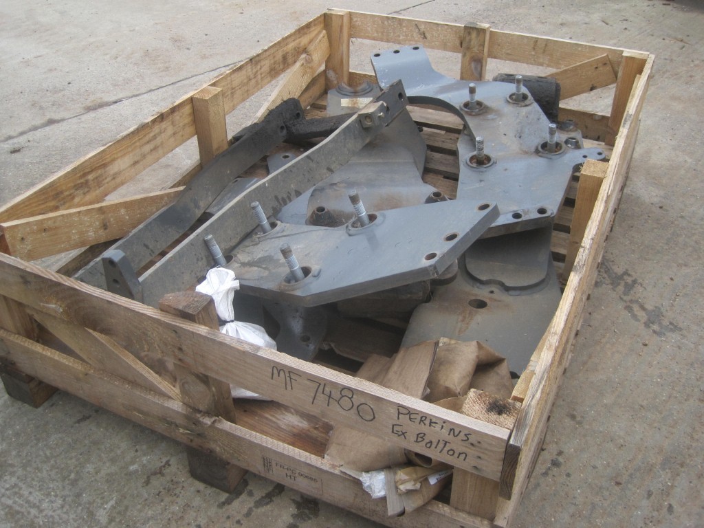 Quicke loader brackets for 2010 Massey Ferguson 7480 with Perkins engine
