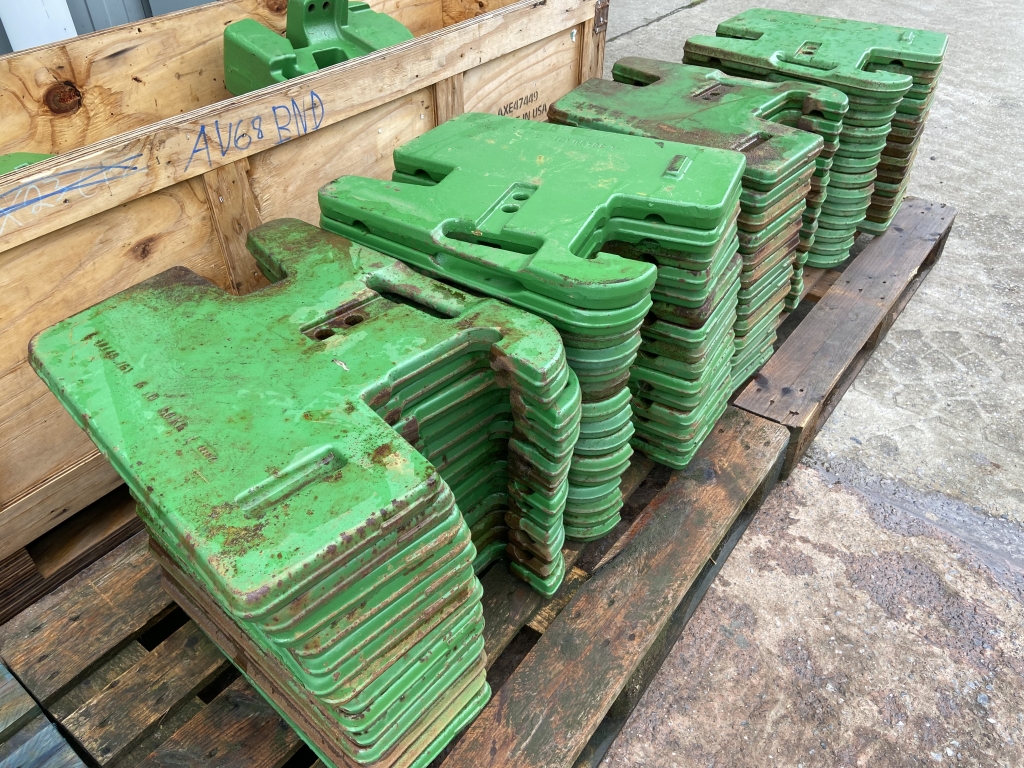 John Deere wafer weights, 50kg