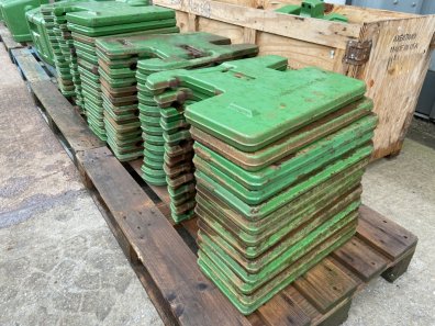 John Deere wafer weights, 50kg