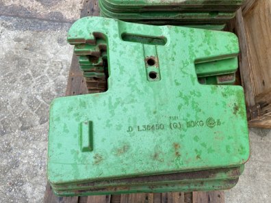 John Deere wafer weights, 50kg