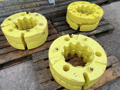 John Deere wheel weights, 250kg