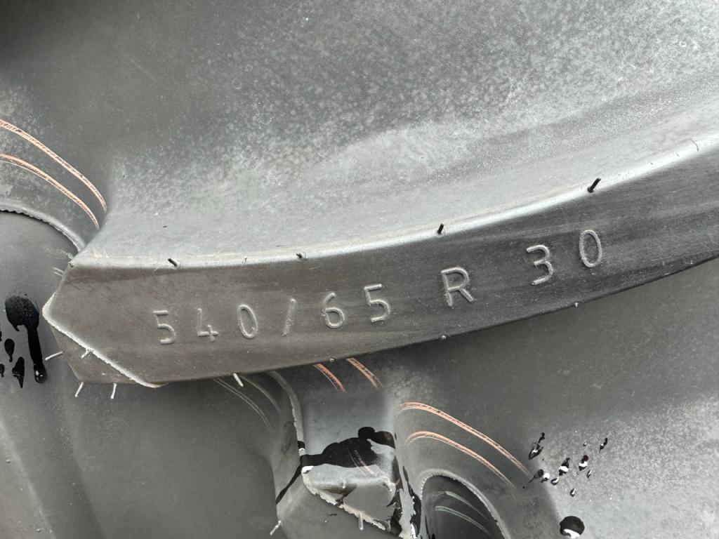 2x 540/65/30 Mitas tyres fitted to John Deere wheels, will fit JD 7530, 6155R, 6R 185, 6195