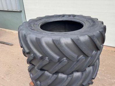 2x VF 650/65/34 Michelin Axiobib2 tyres, 50%