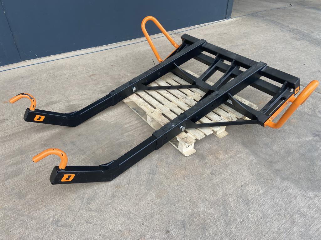 Quicke dual bag lifter, NEW, adjustable hook height, bracket ready