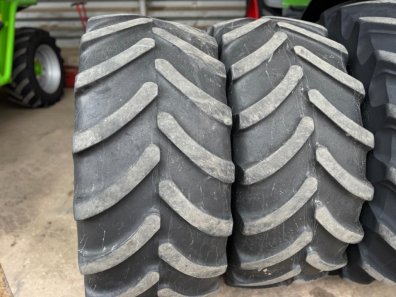 2x 540/65/28 Firestone tyres, 20%
