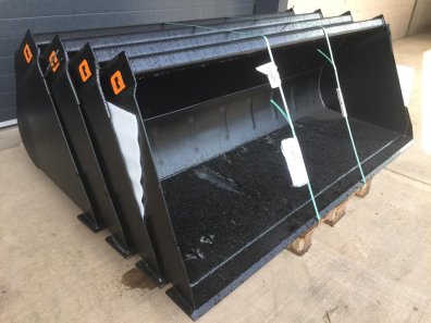 Quicke 215GM bucket, NEW, Euro hooks, 7ft wide
