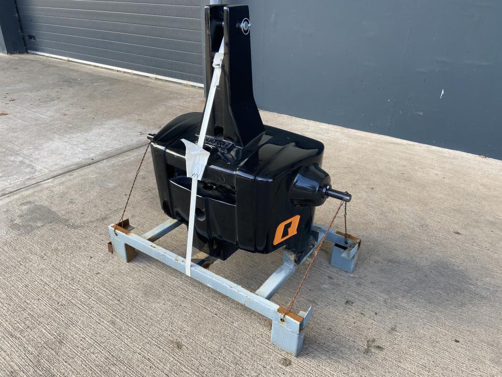 Quicke 600kg weight block, NEW, black, compatible with 600kg extension