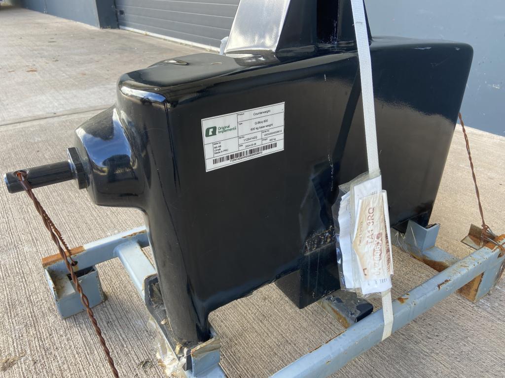 Quicke 600kg weight block, NEW, black, compatible with 600kg extension