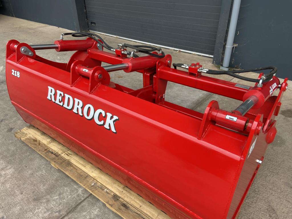 Redrock 218/85 shear grab, NEW, 2.18 Metres wide, 85 cm high, three ram, chrome rams, bolt on blades, bracket ready