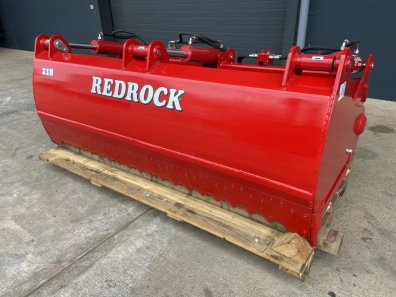 Redrock 218/85 shear grab, NEW, 2.18 Metres wide, 85 cm high, three ram, chrome rams, bolt on blades, bracket ready