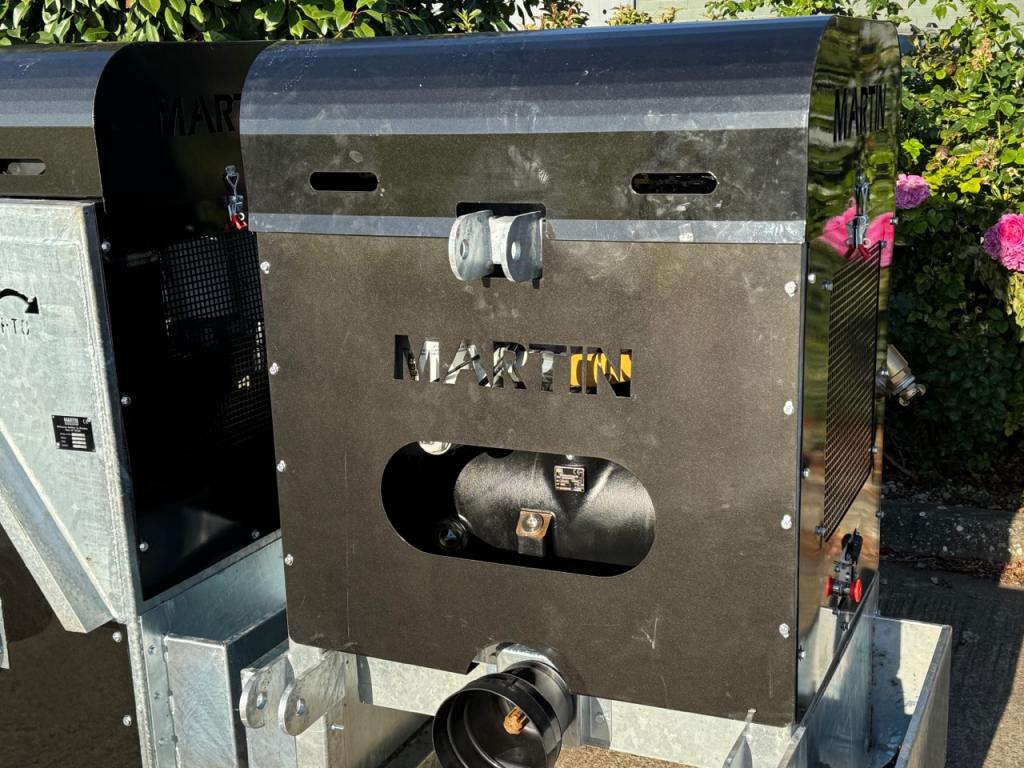 Martin Equipment PTO driven compressor, NEW, 300 CFM, front or rear mounted, galvanised frame, electric on/off switch, none return valve to prevent liquid reaching the compressor
