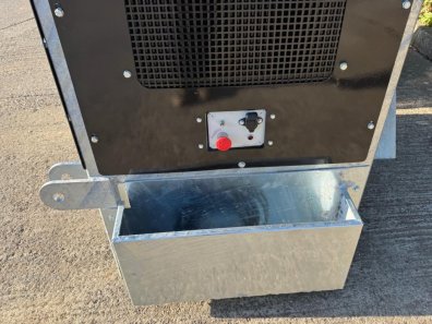 Martin Equipment PTO driven compressor, NEW, 300 CFM, front or rear mounted, galvanised frame, electric on/off switch, none return valve to prevent liquid reaching the compressor