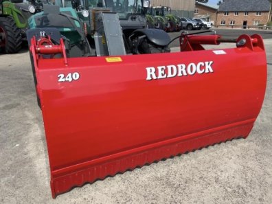 Redrock 240/130 shear grab, NEW, 2.4 meters wide, 1.3 meter high, twin ram, chrome rams, bolt on blades