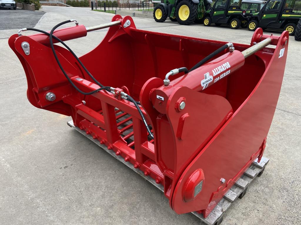 Redrock 200/130 shear grab, nNEW, 2 meters wide, 1.3 meter high, twin ram, chrome rams, bolt on blades