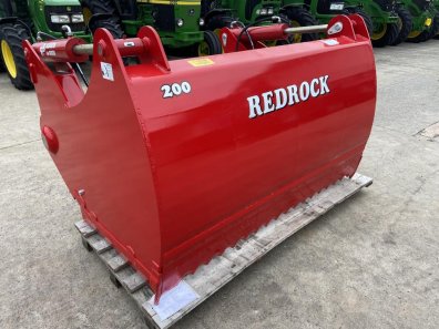 Redrock 200/130 shear grab, nNEW, 2 meters wide, 1.3 meter high, twin ram, chrome rams, bolt on blades