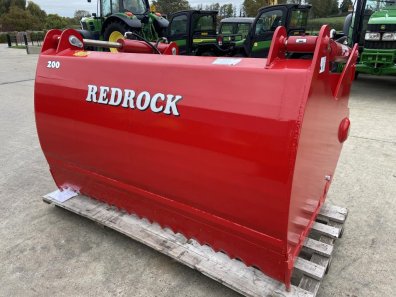 Redrock 200/130 shear grab, nNEW, 2 meters wide, 1.3 meter high, twin ram, chrome rams, bolt on blades