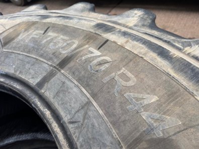 2x 750/70/44 50-60% + 2x 650/60/38 40% Michelin tyres for Fendt 942