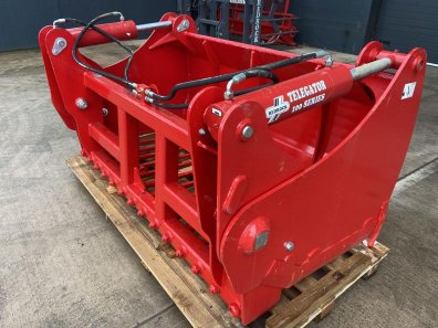 Redrock 100 series, 200 shear grab, NEW, 2 meters wide, 1 meter high, twin ram, chrome rams, bolt on blades