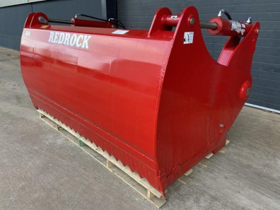 Redrock 240/130 shear grab, NEW, 2.4 meters wide, 1.3 meter high, twin ram, chrome rams, bolt on blades