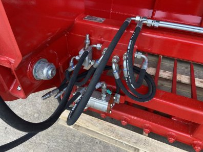 Redrock 240/130 shear grab, NEW, 2.4 meters wide, 1.3 meter high, twin ram, chrome rams, bolt on blades
