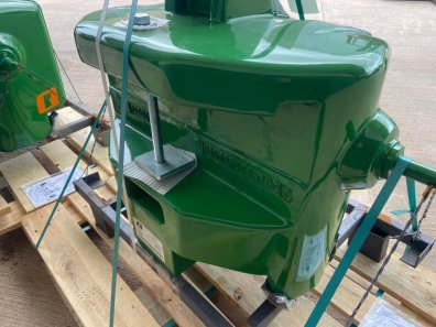 Quicke 900kg Qbloq weight block, NEW, John Deere green, these weight blocks will attach to a JD 110kg tombstone