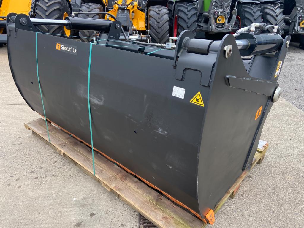 Quicke 225LB bucket shear grab, NEW, 7ft wide, JCB Q fit hooks