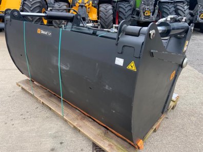 Quicke 225LB bucket shear grab, NEW, 7ft wide, JCB Q fit hooks