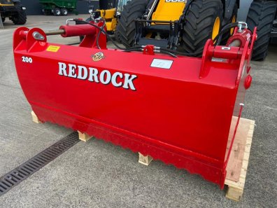 Redrock 200/100 alligator shear grab, NEW, Redrock 100 series, 200 shear grab, 2 meters wide, 1 meter high, twin ram, chrome rams, bolt on blades