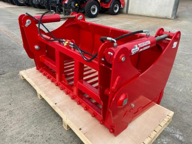 Redrock 200/100 alligator shear grab, NEW, Redrock 100 series, 200 shear grab, 2 meters wide, 1 meter high, twin ram, chrome rams, bolt on blades