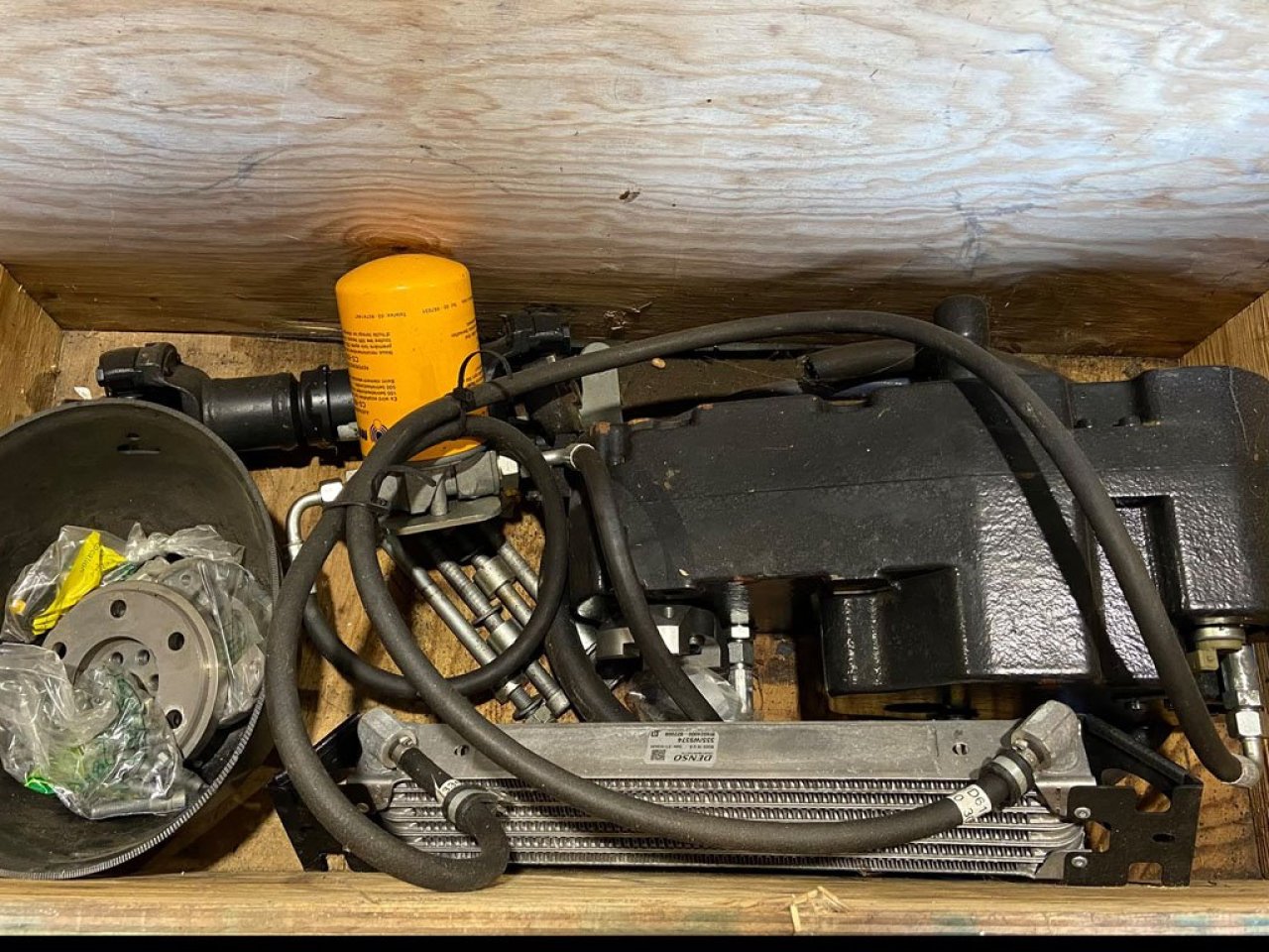 JCB 4220 Fastrac Zuidberg front PTO kit, removed from new tractor, as new