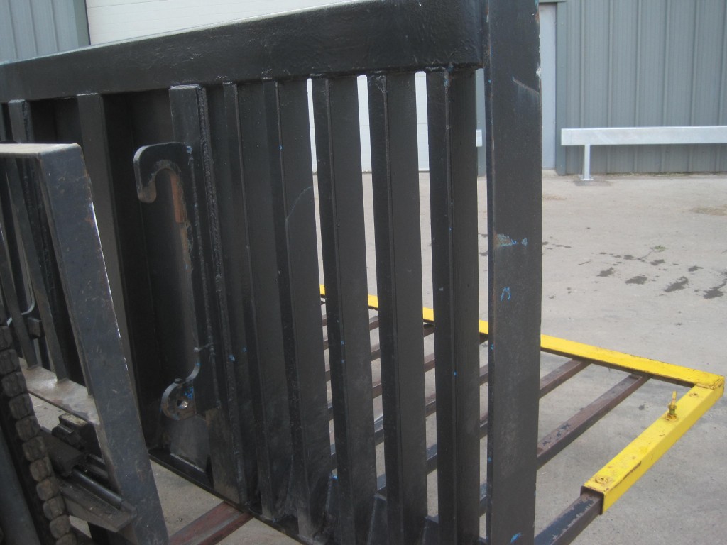 heavy duty silage fork, JCB brackets, Hardox tines
