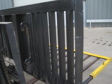 heavy duty silage fork, JCB brackets, Hardox tines