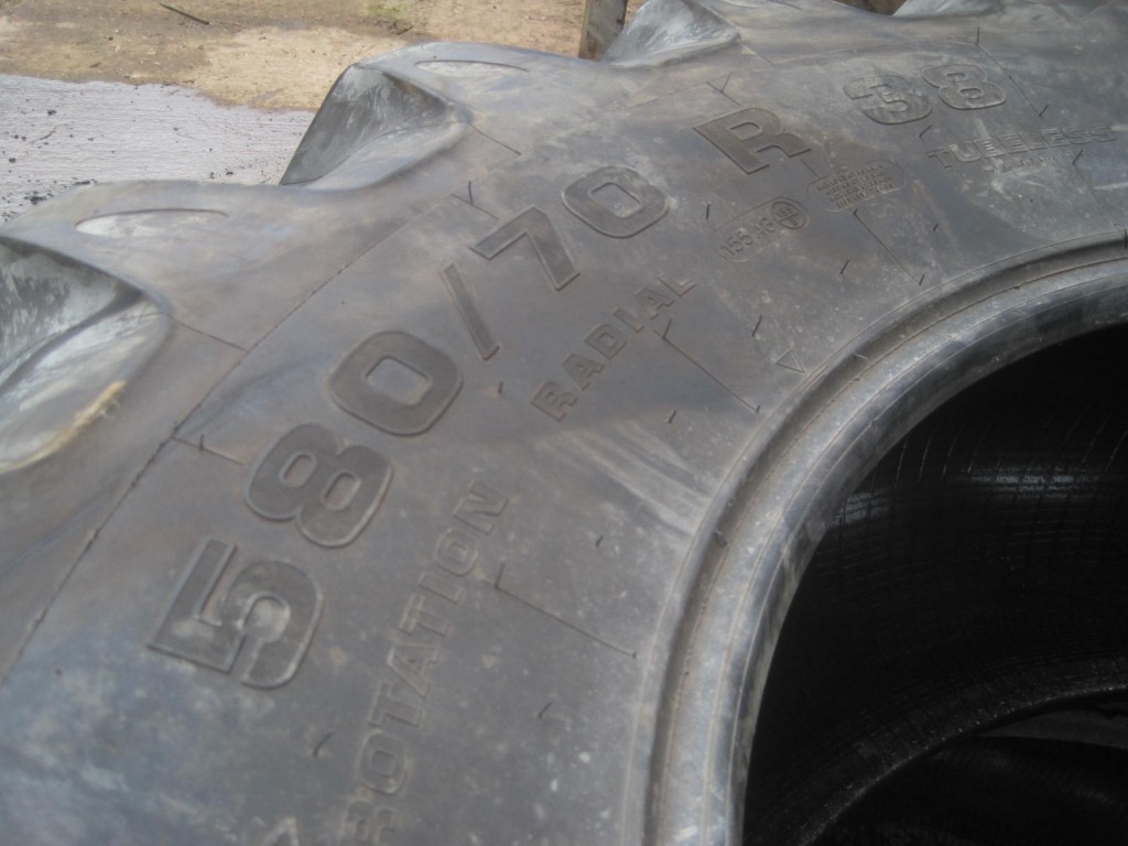 1x new Kleber Fitker 580/70/38 tyre