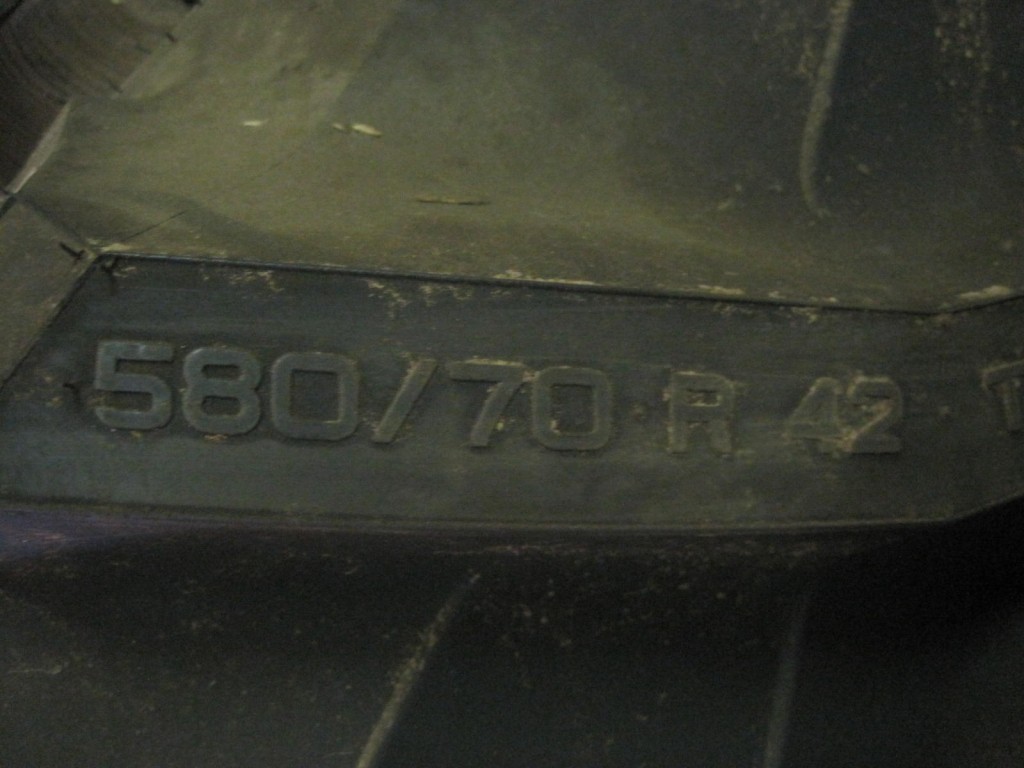 new 580/70/42 + 480/70/30 Trelleborg tyres fitted to new Fendt wheel, to fit Fendt 714 or 716