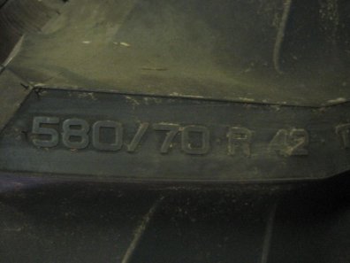 new 580/70/42 + 480/70/30 Trelleborg tyres fitted to new Fendt wheel, to fit Fendt 714 or 716