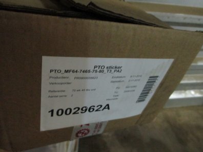 new Zuidberg front PTO for Massey Ferguson 6465-6480, 7465-7480 C/W fitting kit