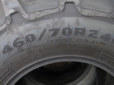 4x Goodyear 460/70/24 (17.5/24) telescopic tyres