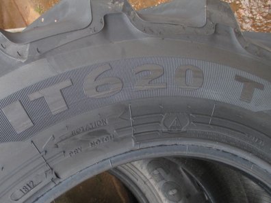 4x Goodyear 460/70/24 (17.5/24) telescopic tyres
