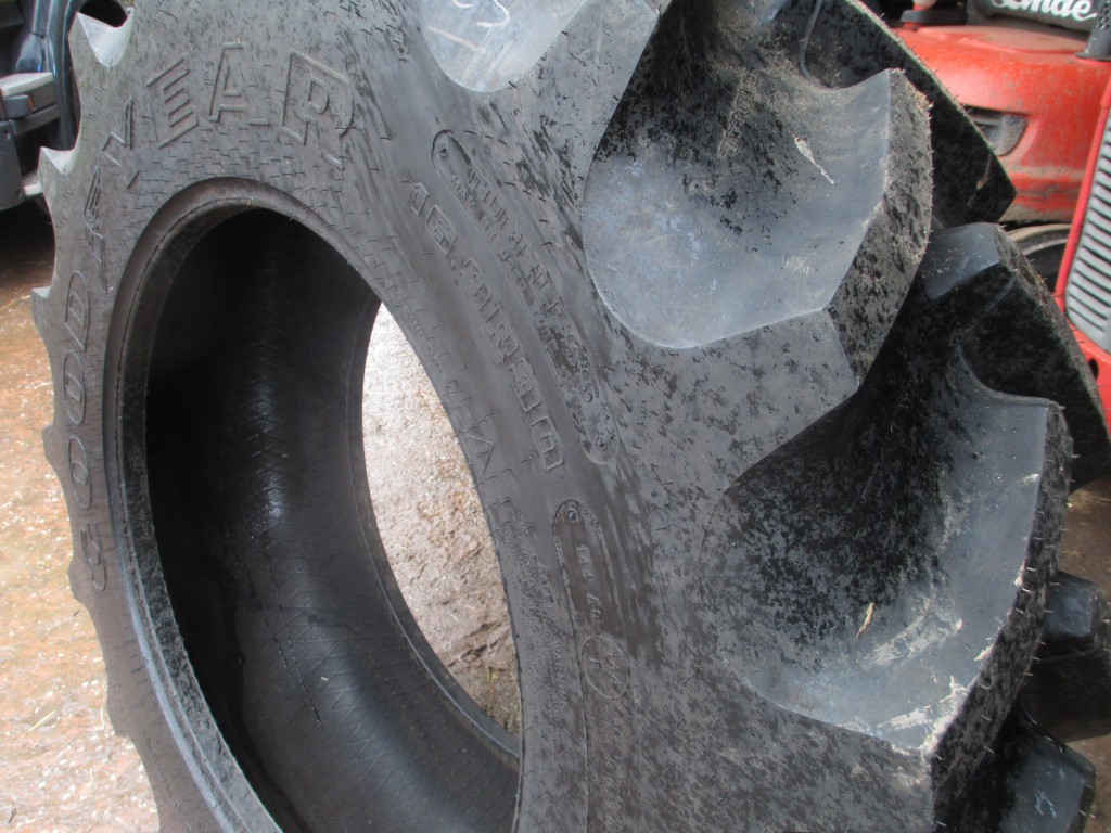 2x 16.9/30 Goodyear Super Traction Radial tyres