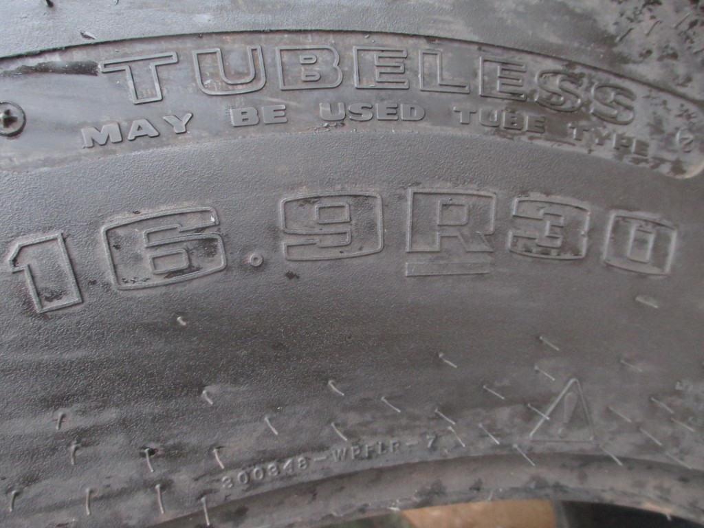 2x 16.9/30 Goodyear Super Traction Radial tyres