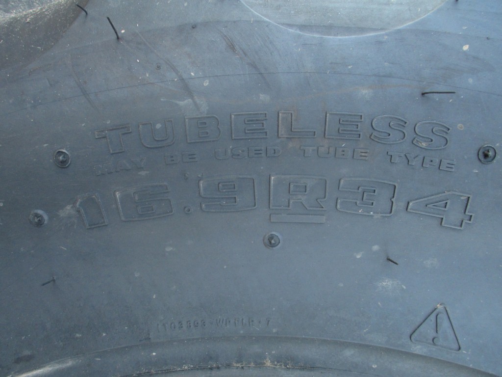 4x new 16.9/34 Goodyear Super Traction Radial tyres