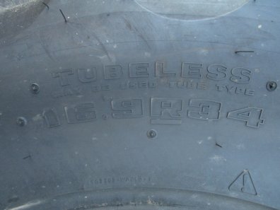 4x new 16.9/34 Goodyear Super Traction Radial tyres